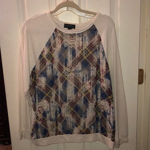 Cream colored long sleeve shirt